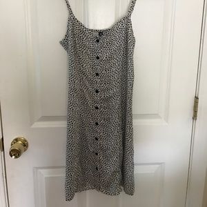 H&M Floral Print Button Down Dress